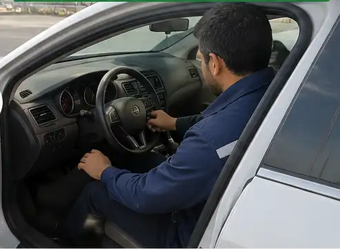 قبل از امداد: بارگیری و مهار چرخ شاسیبلند لوکس در هشترود